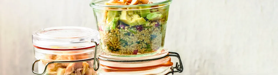 Quinoa-salade met forel