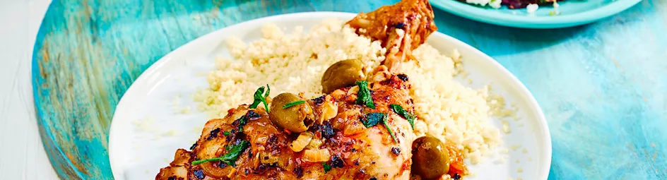 Gestoofde kip met citroen