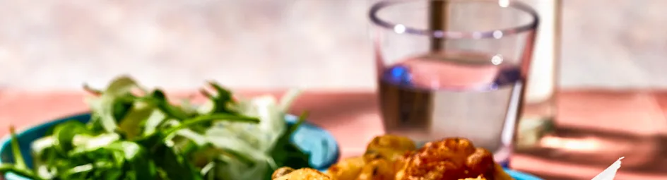 Visbeignets met salie en kappertjes