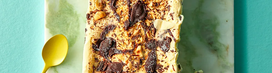 Semifreddo met hazelnoten en chocolade