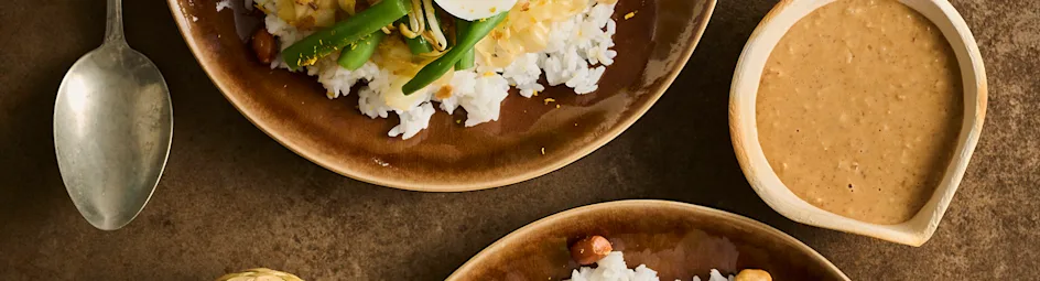 Gado gado met cashew-satésaus