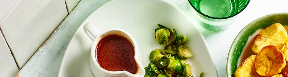 Sukade met geglaceerde spruitjes