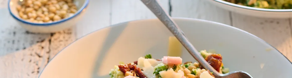 Italiaanse boerenkoolstamppot met tomaat en ham