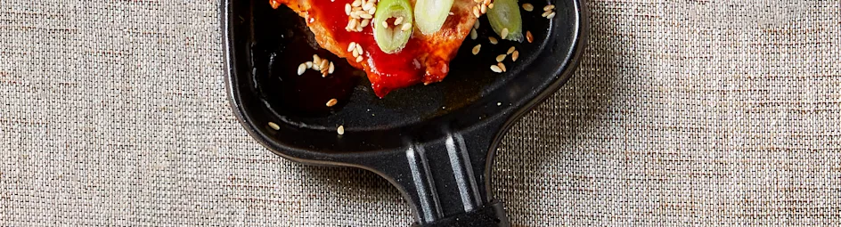 Varkenshaas met bosui