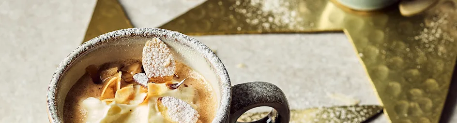 Tiramisukoffie met amandelroom