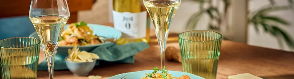 Spaghetti met garnalen en artisjok