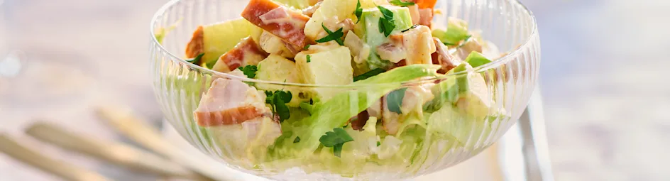 Kipcocktail met granny smith