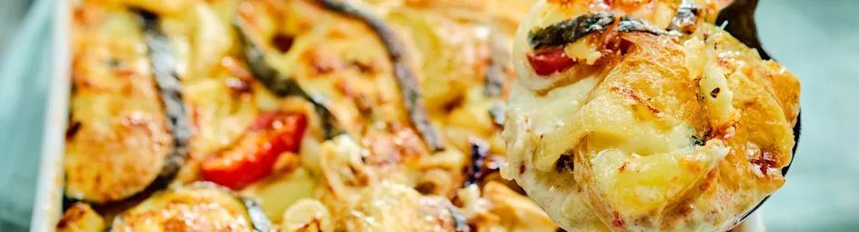 Tartiflette met tomaatjes