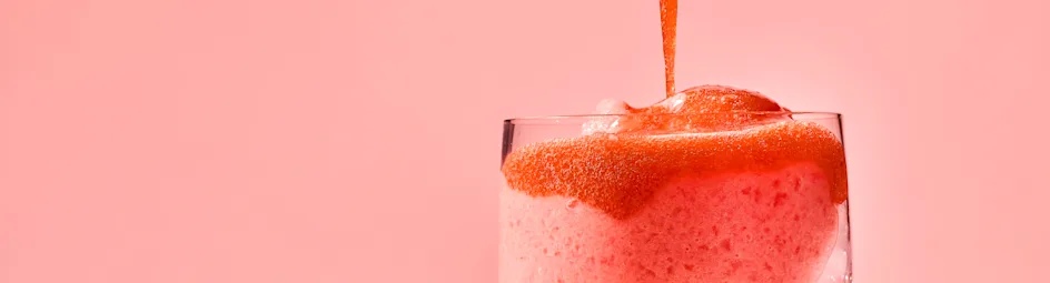 Rabarber-gember slush