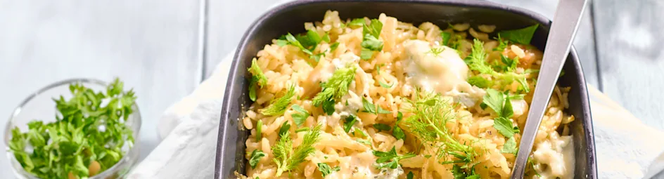 Ovenrisotto met venkel en gorgonzola