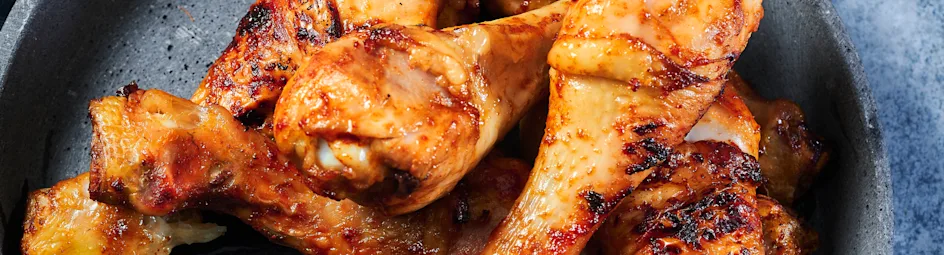Pittige drumsticks uit de airfryer