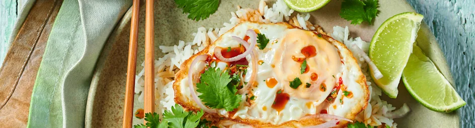 Vegetarische yam khai dao