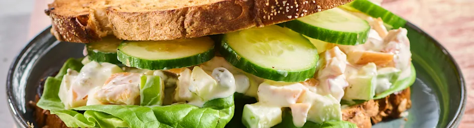 Sandwich met kipsalade