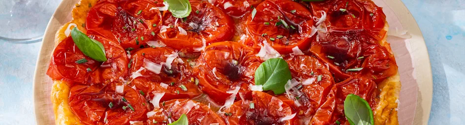 Tarte Tatin van tomaten