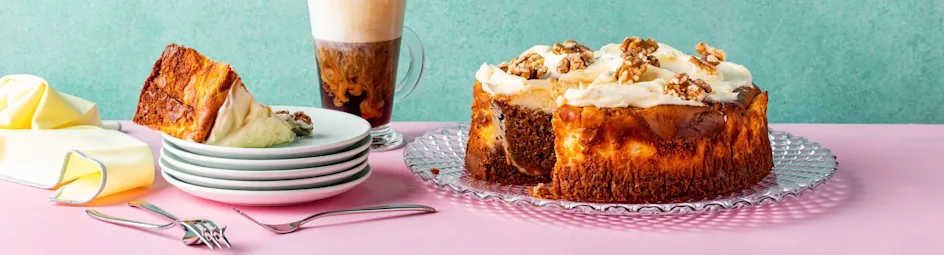 Carrot cheesecake met chai