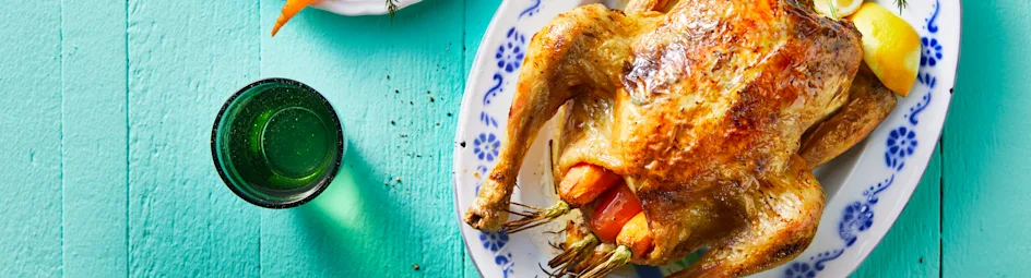 Hele kip: lentekip met citroen en dille