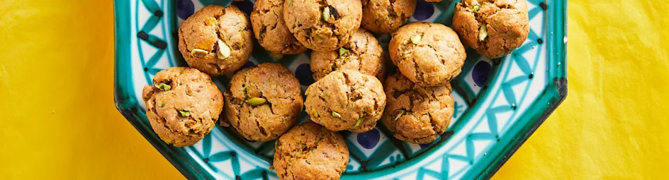 Kardemomkoekjes met pistache