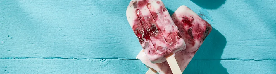 Kersen-yoghurtijsjes