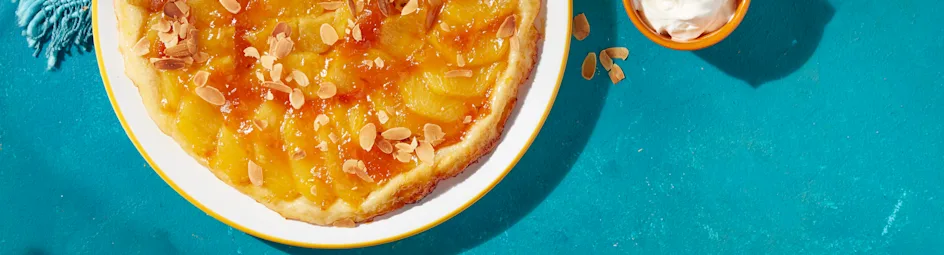 Ananas tarte tatin van de BBQ