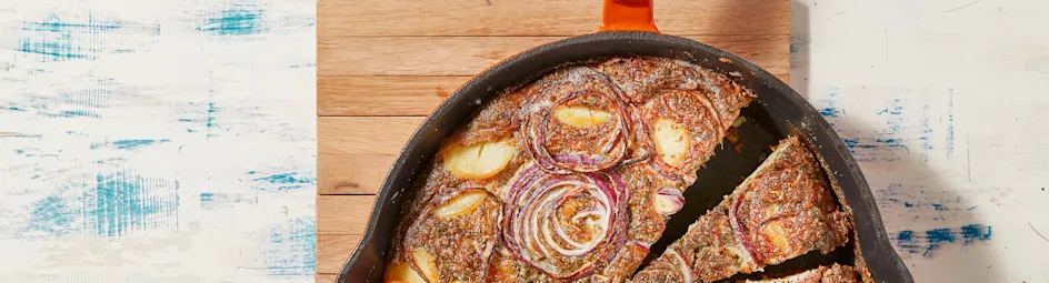 Aardappeltortilla van de BBQ