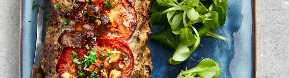 Grieks gehaktbrood met feta