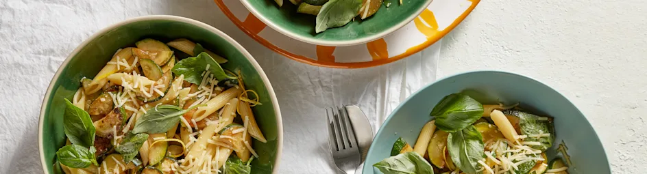 Penne met courgette