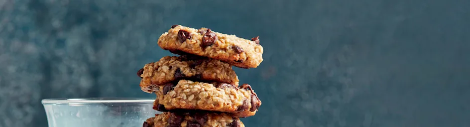 Mueslikoekjes met chocolade