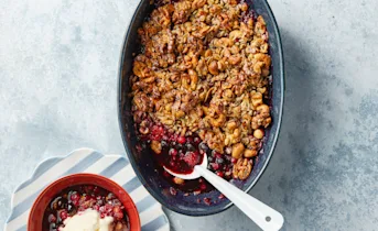 Ovenfruit met granolacrumble