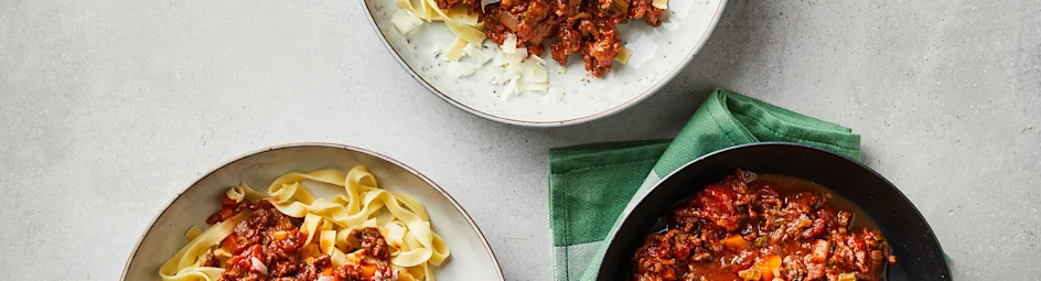 Tagilatelle met klassieke ragu