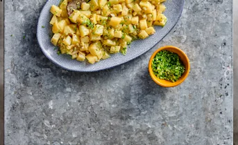 Aardappelsalade met augurk