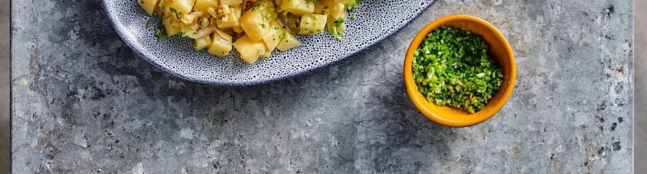 Aardappelsalade met augurk