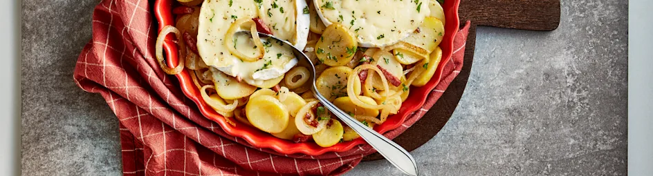 Tartiflette met camembert