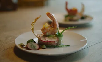 Tartaar van vistrio met gamba