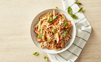 Penne met vegetarische bolognesesaus
