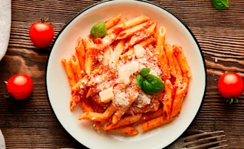 Volkoren Penne met rundergehakt