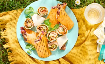 Wraps met biet-bonen-tomatensalsa
