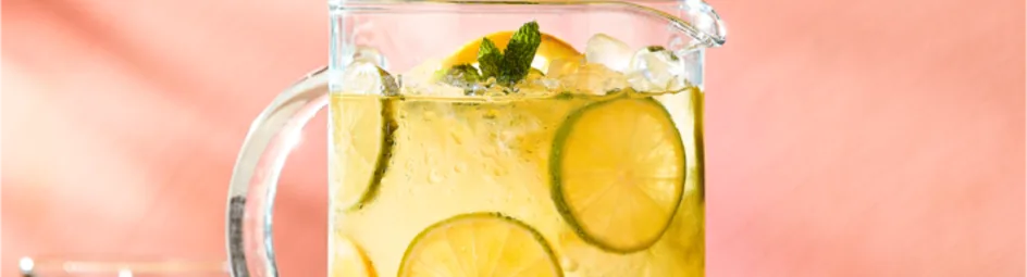 Zelfgemaakte ijsthee