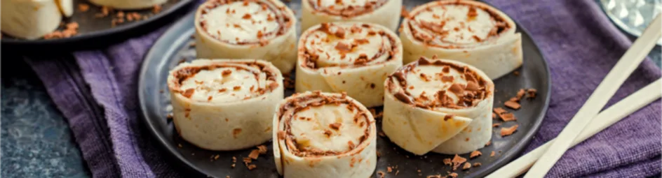 Banaan-choco sushi