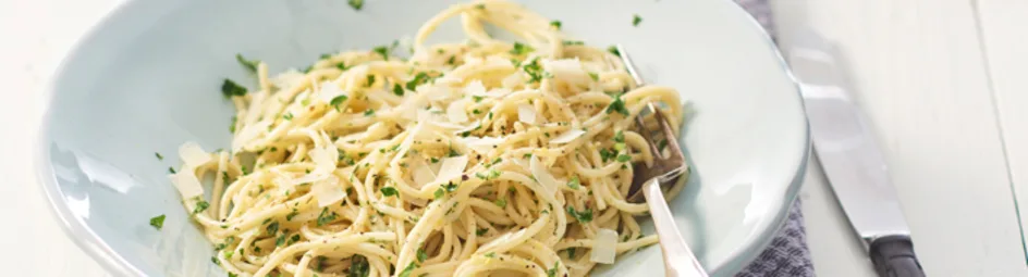 Spaghetti gremolata