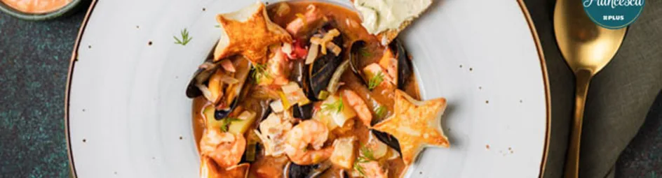 Bouillabaisse met rouille en citroenboter