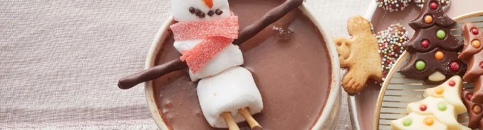 Marshmallow sneeuwpop