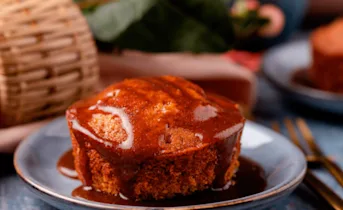 Mini sticky toffee pudding