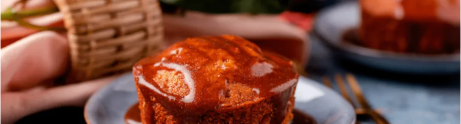 Mini sticky toffee pudding