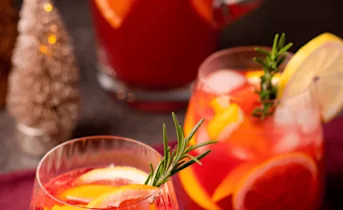 Feestelijke kerstpunch: met en zonder alcohol