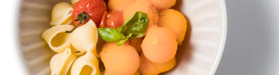 Pasta met pompoenbolletjes