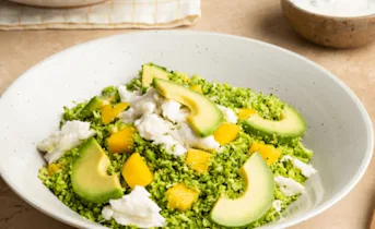 Broccolicouscous met mozzarella