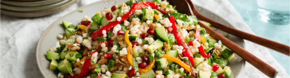 Couscous salade met geroosterde paprika