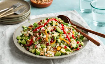 Couscous salade met geroosterde paprika