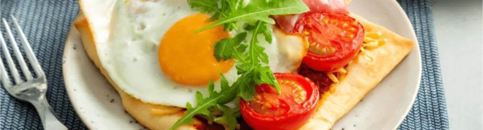 Ontbijt pizzaatjes met spinata romana