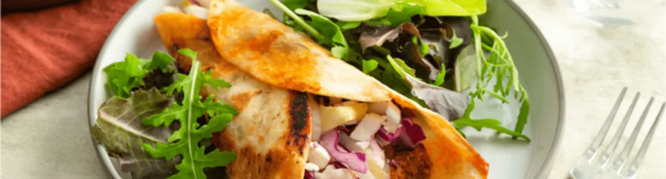 Turkse pizza met rode kool en feta